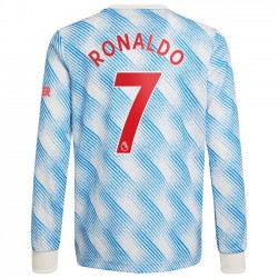 Camisola Manchester United Cristiano Ronaldo 7 Equipamento Segundo 2021-2022 Manga Comprida